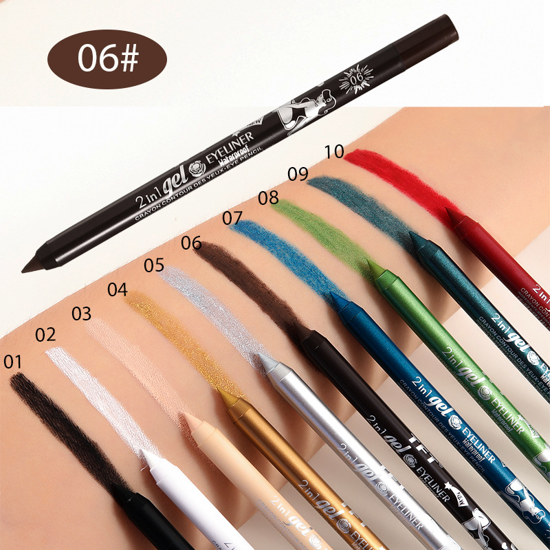 Fargestrålende gel-eyeliner med lang holdbarhet