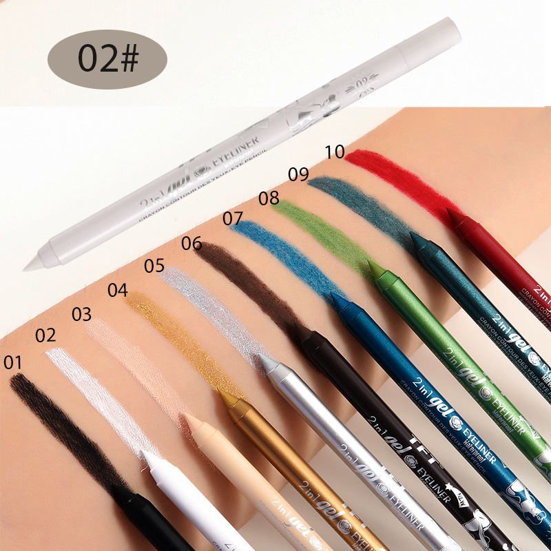 Fargestrålende gel-eyeliner med lang holdbarhet