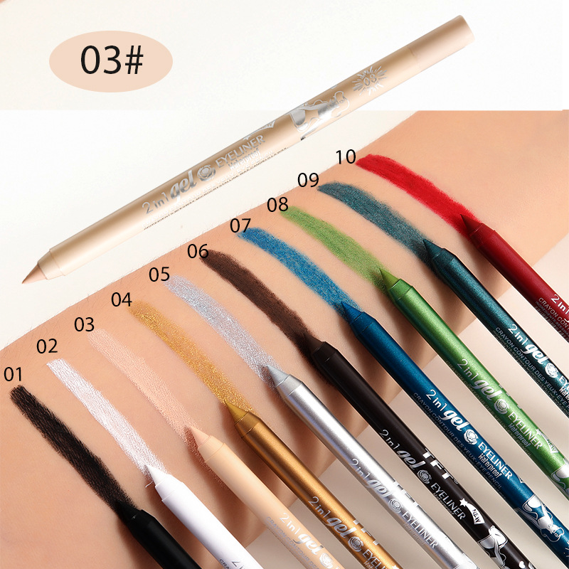 Fargestrålende gel-eyeliner med lang holdbarhet