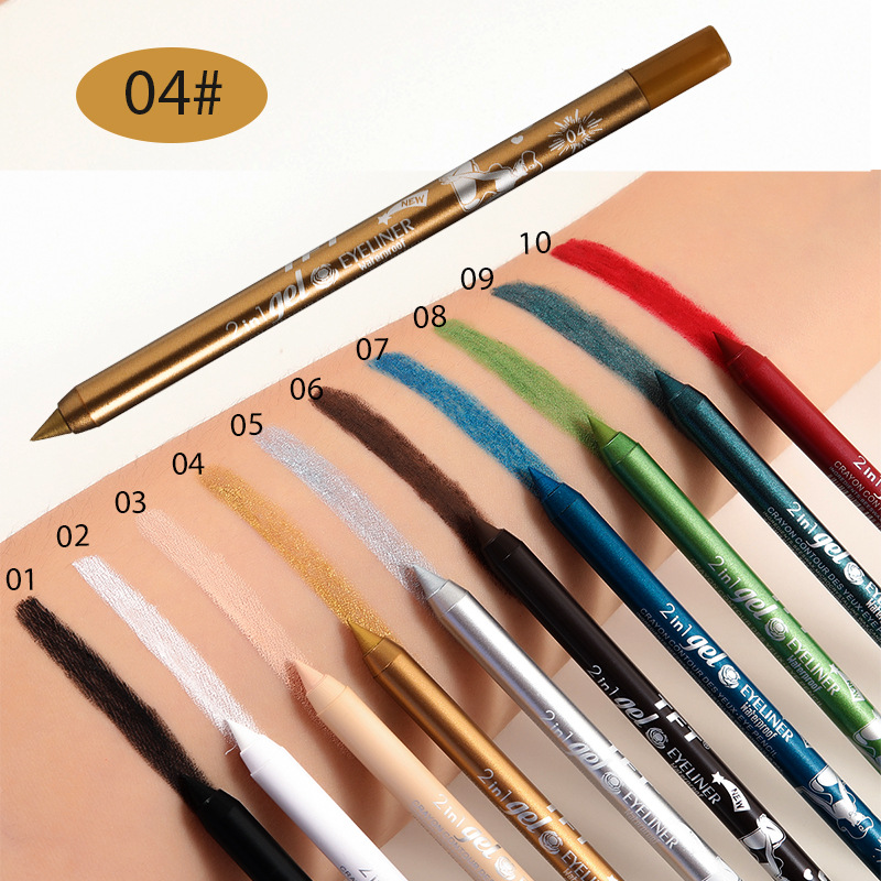 Fargestrålende gel-eyeliner med lang holdbarhet