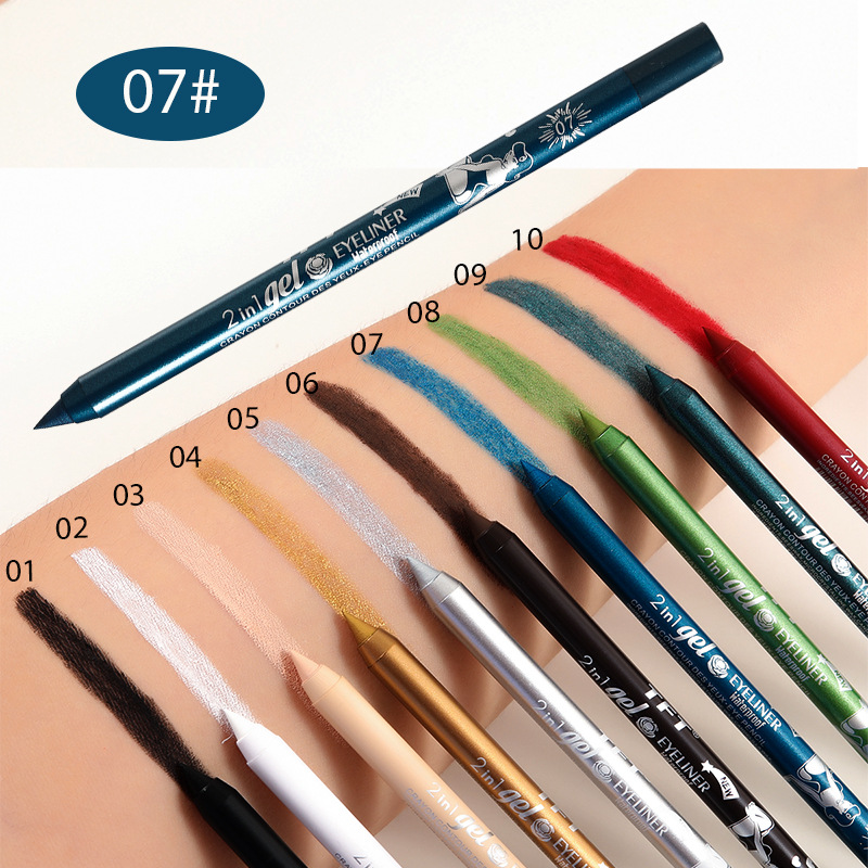 Fargestrålende gel-eyeliner med lang holdbarhet
