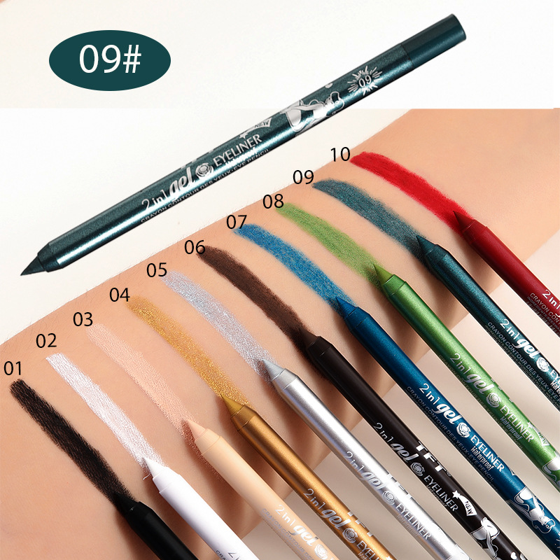 Fargestrålende gel-eyeliner med lang holdbarhet