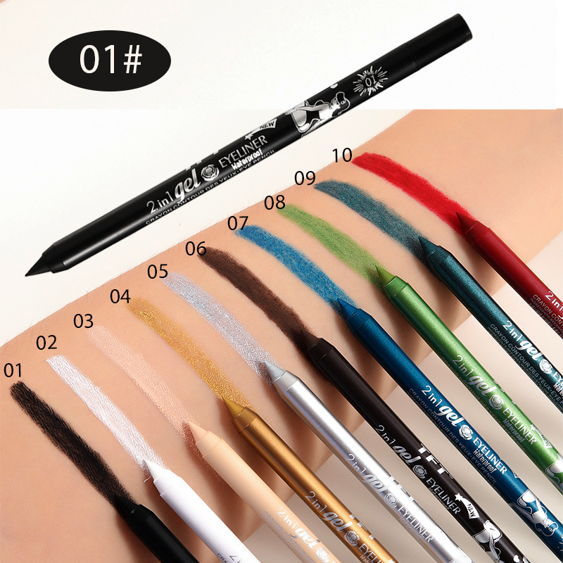 Fargestrålende gel-eyeliner med lang holdbarhet