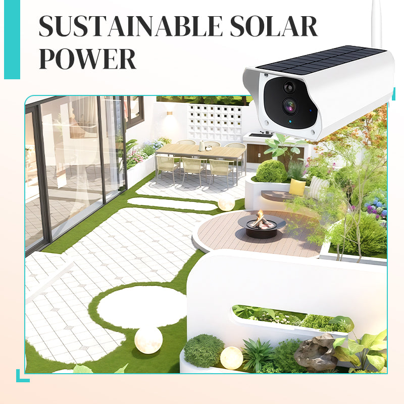 Caméra HD sans fil à énergie solaire