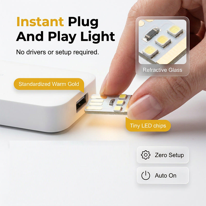 Mini llum de nit LED USB amb forma d’oset