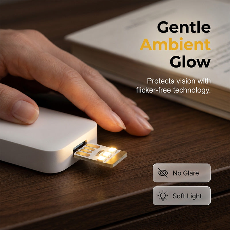 Mini llum de nit LED USB amb forma d’oset