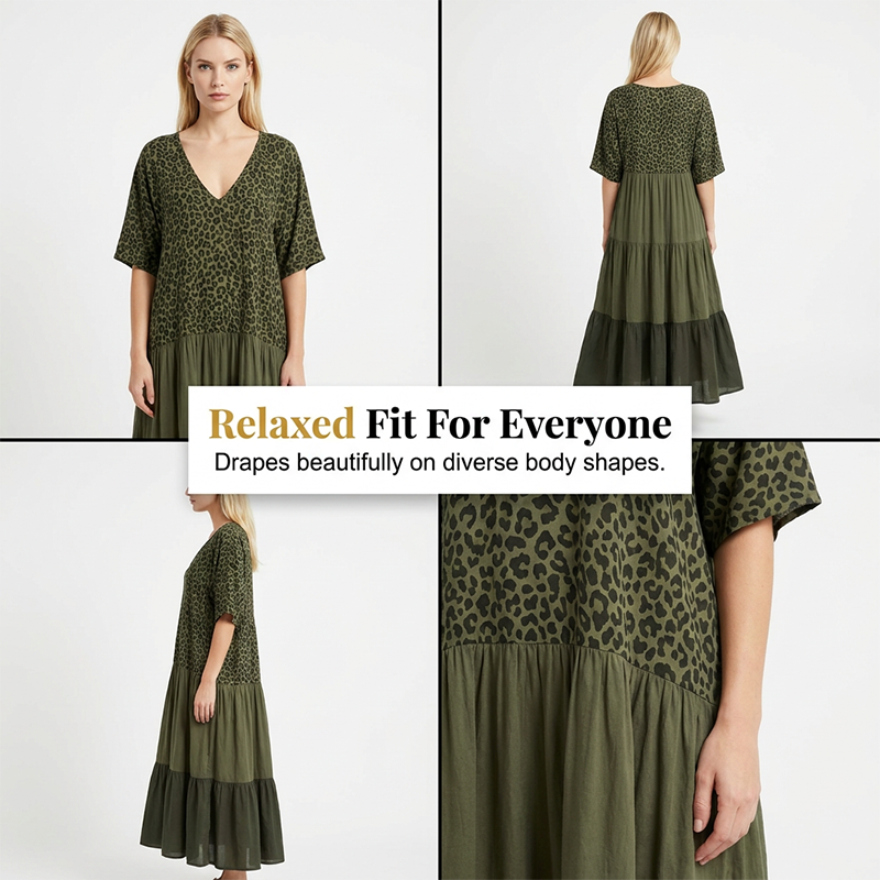 Vestido largo bohemio elegante para mujer