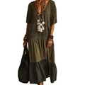 Vestido largo bohemio elegante para mujer