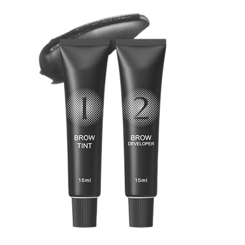Kit 2 en 1 pour la teinture des cils et des sourcils