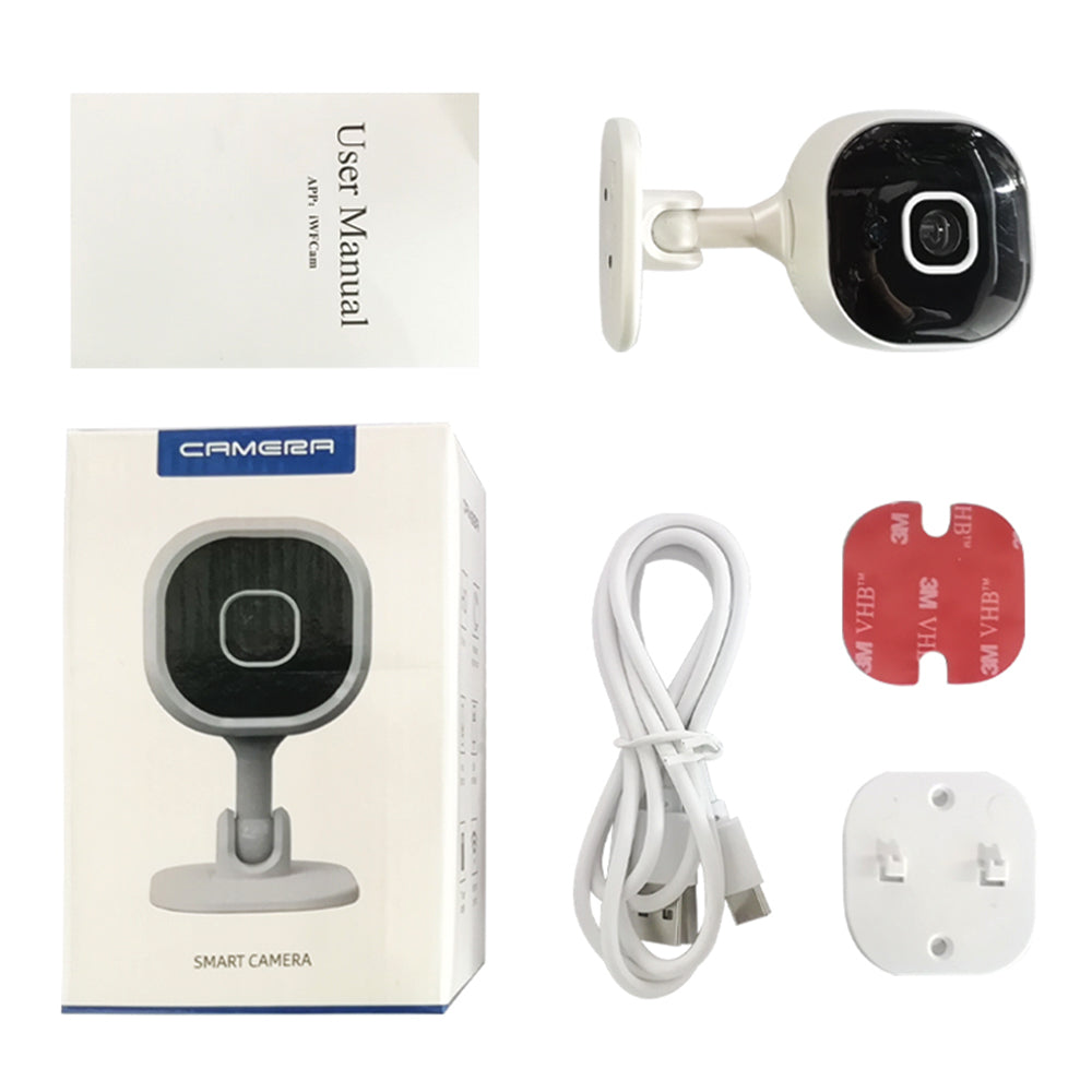 Trådløst smart HD-sikkerhetskamera til hjemmet