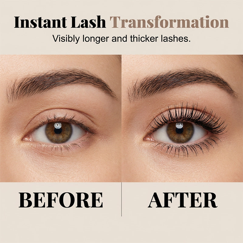 Mascara med fiber Long & Curl, smøretøff