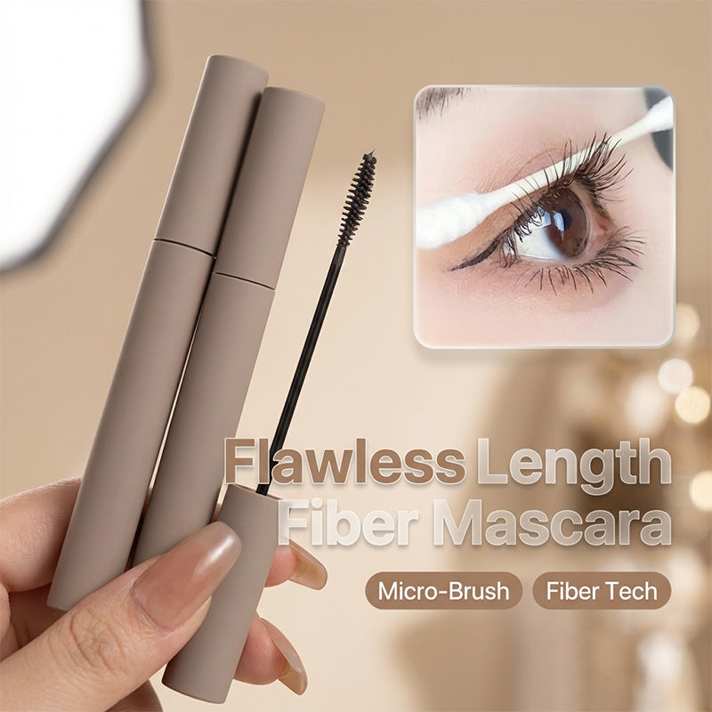 Mascara à fibres longueur et courbe anti-traces