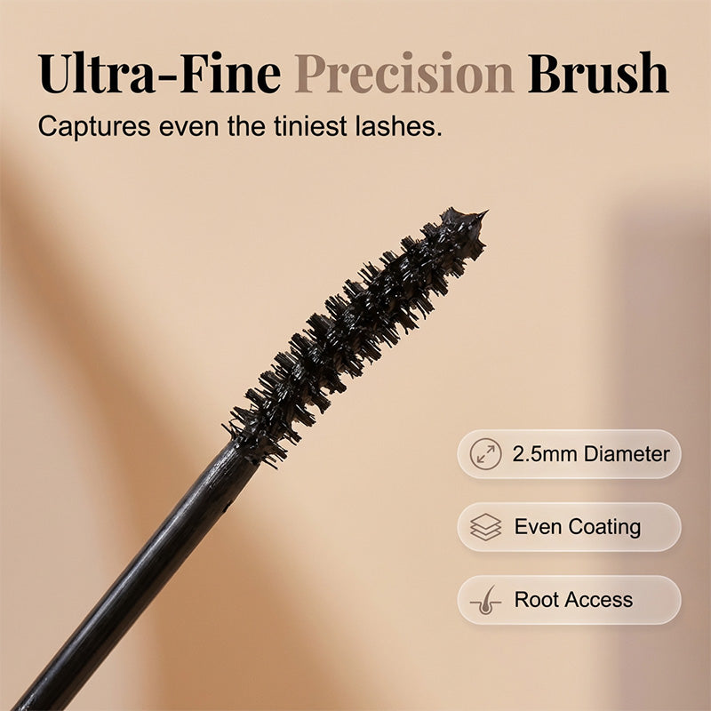Mascara med fiber Long & Curl, smøretøff