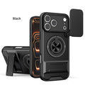 Custodia protettiva 4 in 1 con copretifica scorrevole per fotocamera