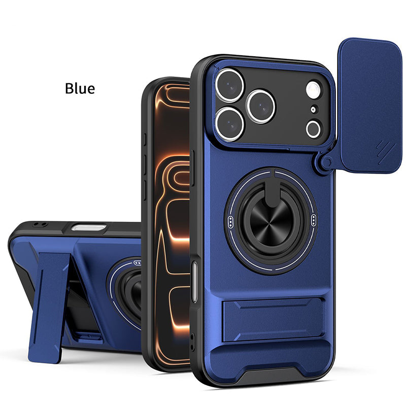 Funda protectora 4 en 1 con tapa deslizante para cámara