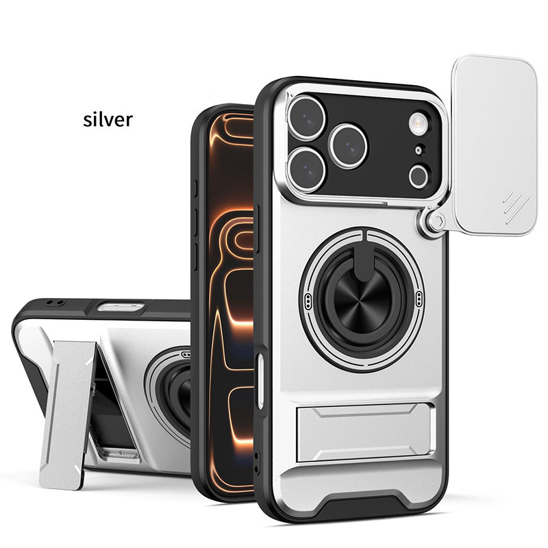 Funda protectora 4 en 1 con tapa deslizante para cámara