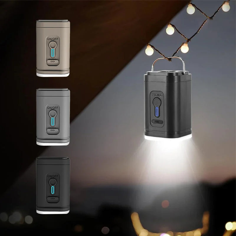 Pompe à air rechargeable pour camping avec lumière LED