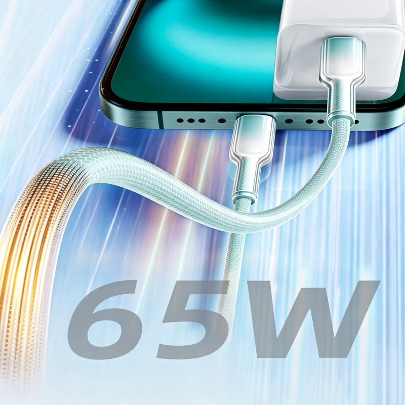 Cable de càrrega ràpida de gradient de 65 W