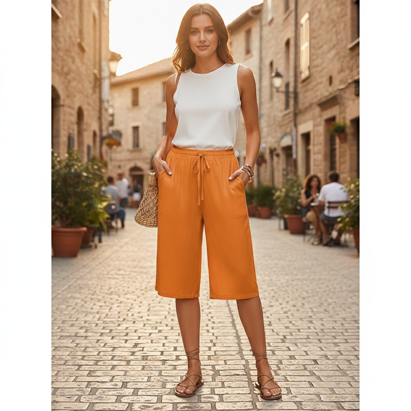 Pantalons amples, fluïds i lleugers per a dona