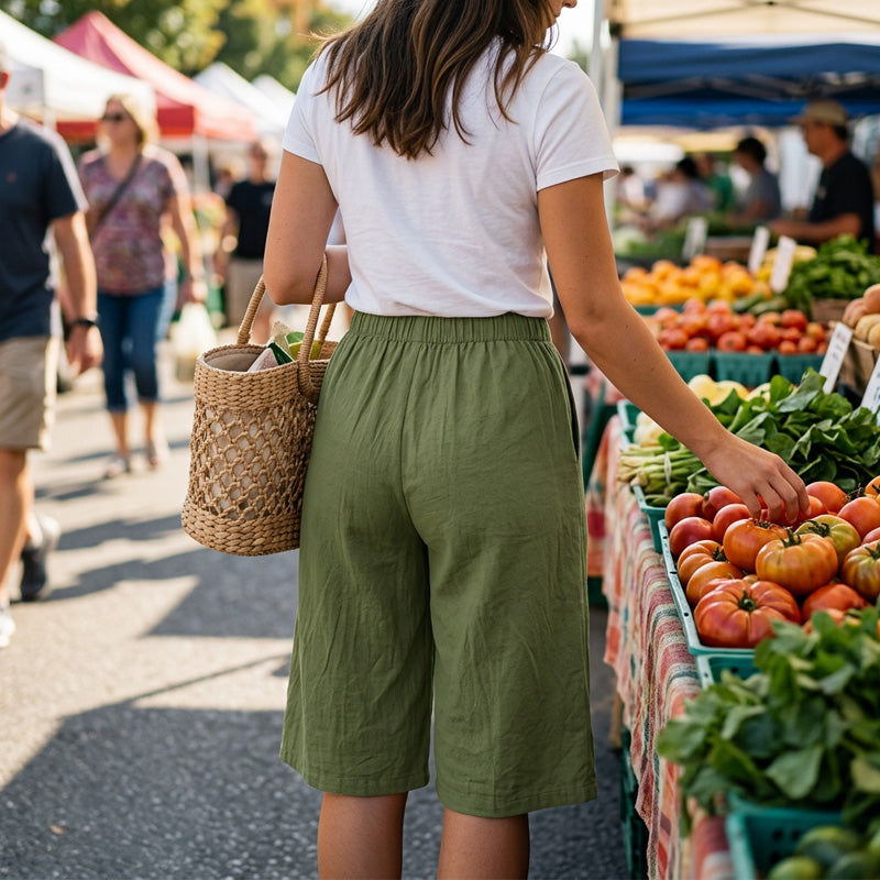 Pantalons amples, fluïds i lleugers per a dona