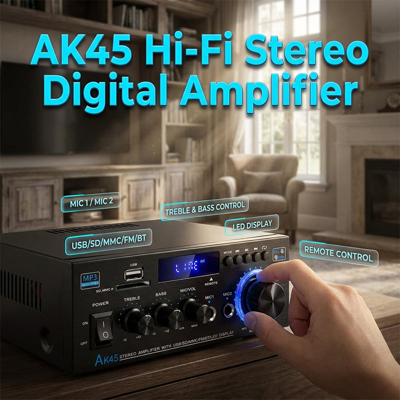 Amplificateur numérique pour karaoké et musique