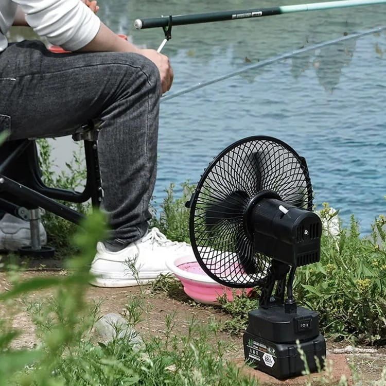 Ventilateurs de camping portables rechargeables, d'extérieur et sans fil