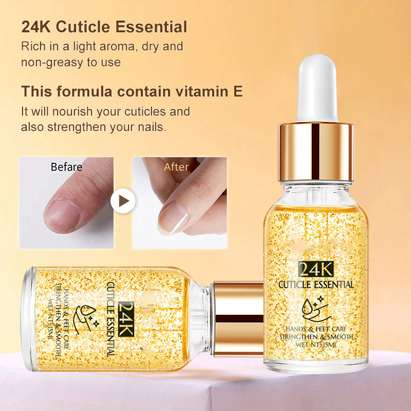 Aceite esencial para cutículas con cuentagotas