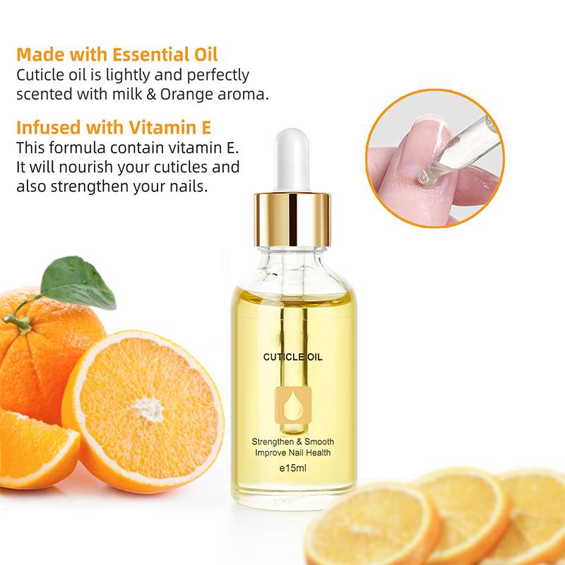 Aceite esencial para cutículas con cuentagotas