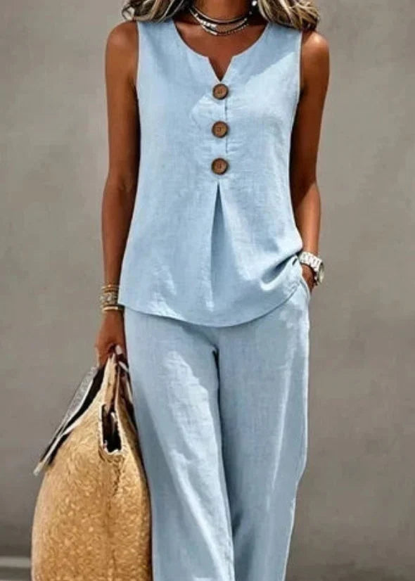 Conjunt de camisa i pantalons amples