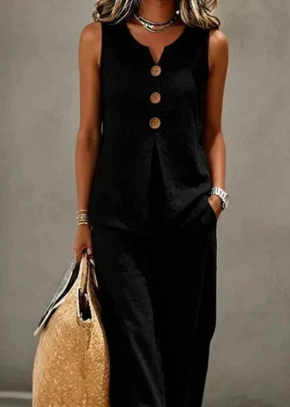 Conjunt de camisa i pantalons amples