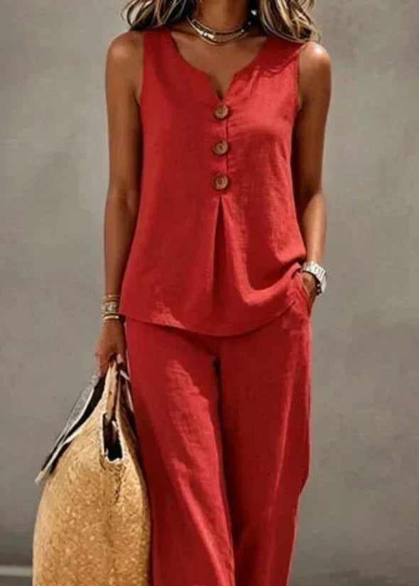 Conjunt de camisa i pantalons amples