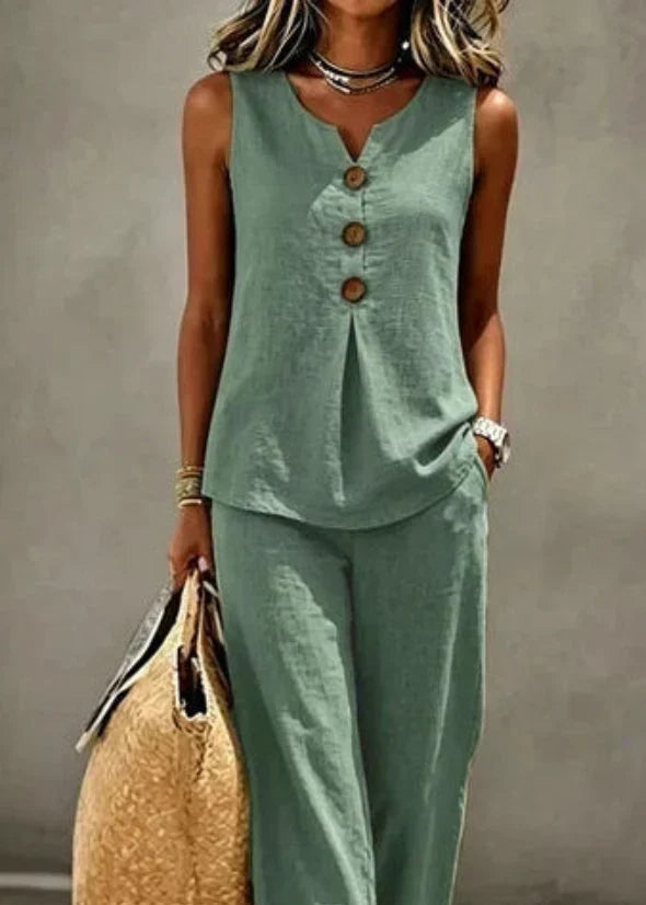 Conjunt de camisa i pantalons amples