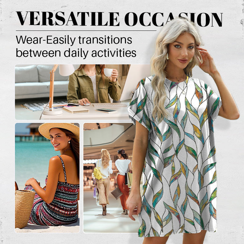 Vestit casual de màniga curta