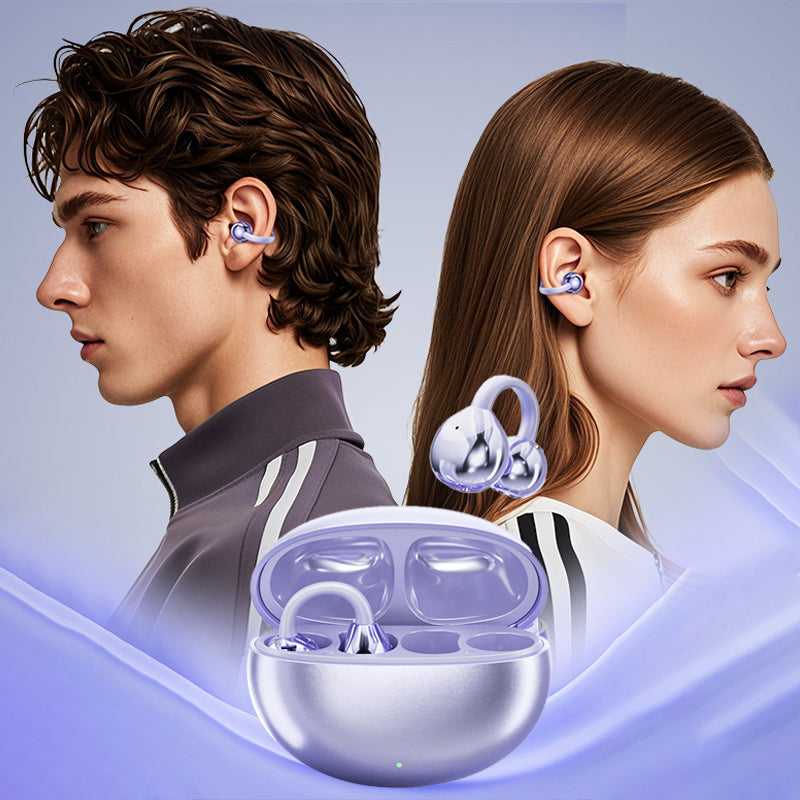 Écouteurs ouverts à clip Bluetooth 5.4 avec traduction IA