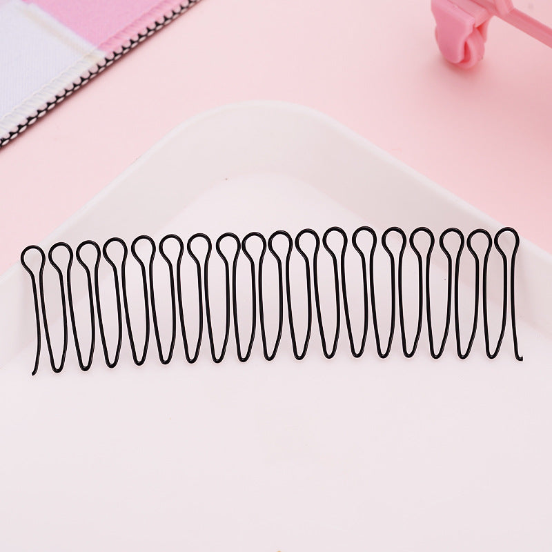 Peigne flexible invisible pour discipliner les cheveux rebelles