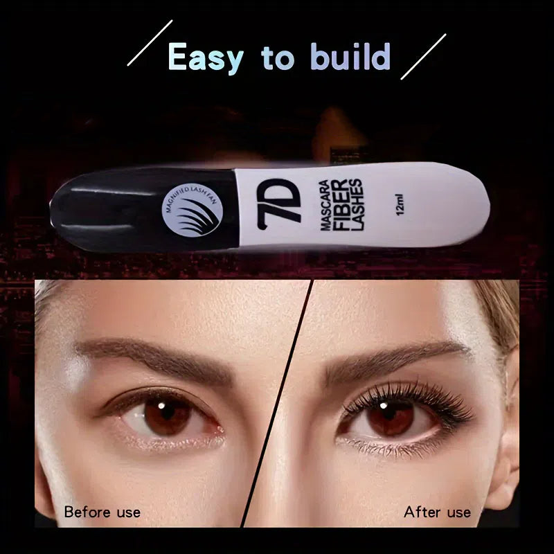 Mascara waterproof à fibres 7D 12 ml – volume et définition