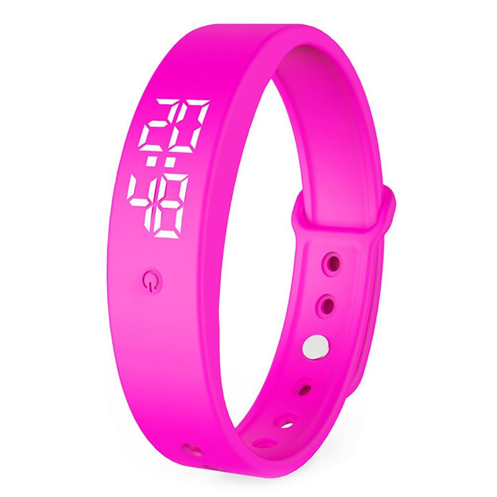 Bracelet connecté avec suivi de l'activité, fréquence cardiaque et podomètre