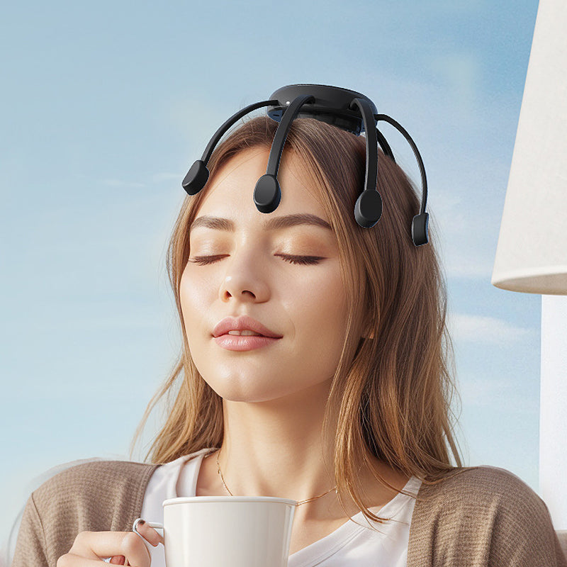 Massaggiatore cranico intelligente a forma di polpo