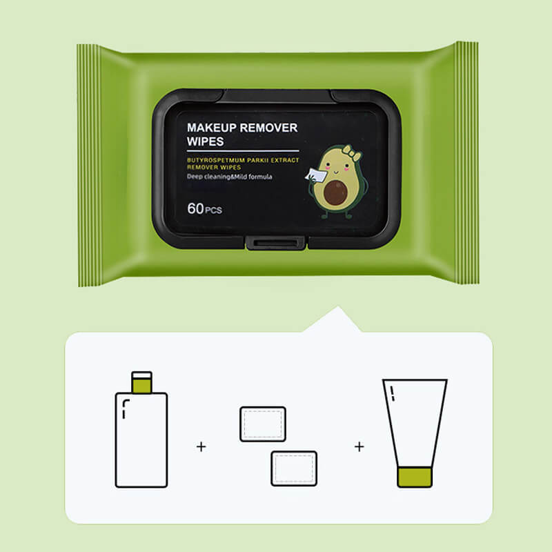 Salviette struccanti all'olio di avocado