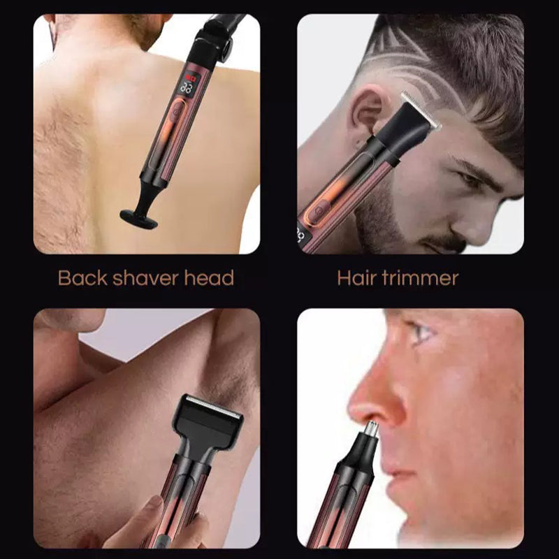 Kit de toilettage 4 en 1 pour homme – tondeuses électriques rechargeables
