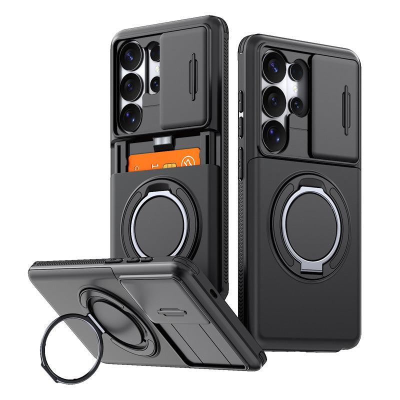 Funda antigolpes 2 en 1 con tarjetero oculto
