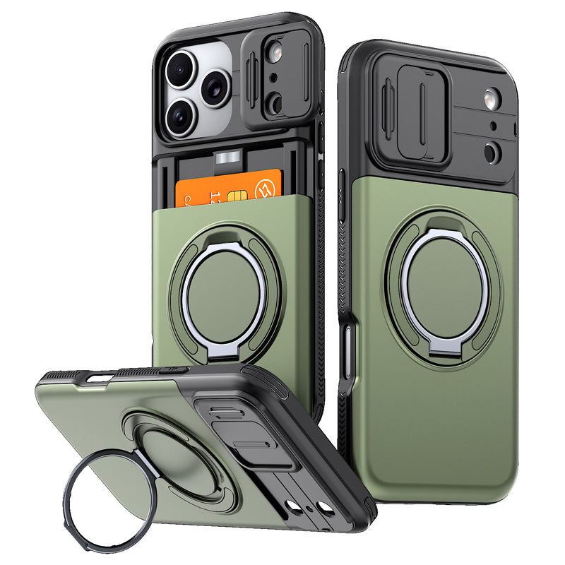 Funda antigolpes con tarjetero para teléfono