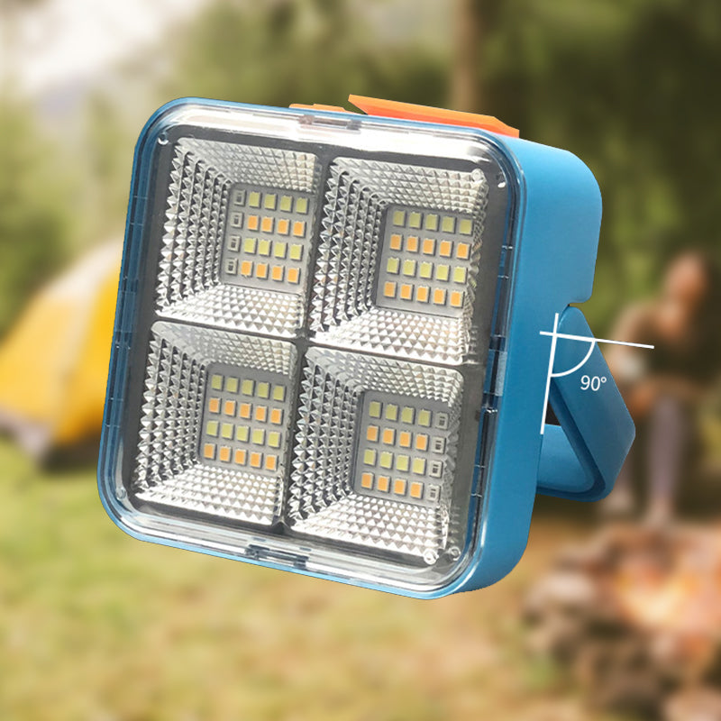 Lampe de travail solaire portable, 4 modes, rechargeable USB, étanche IP66