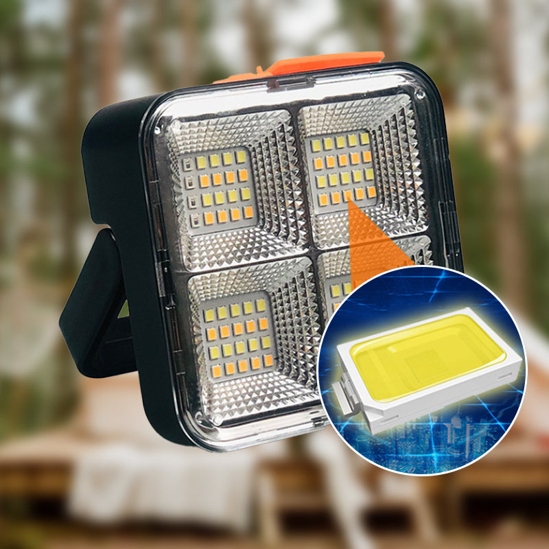 Lampe de travail solaire portable, 4 modes, rechargeable USB, étanche IP66