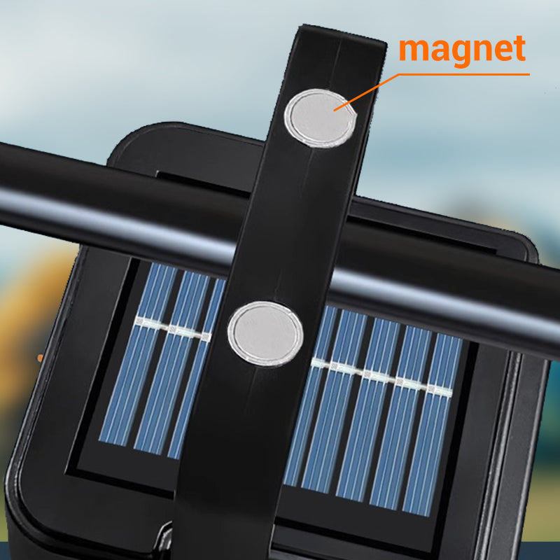 Lampe de travail solaire portable, 4 modes, rechargeable USB, étanche IP66