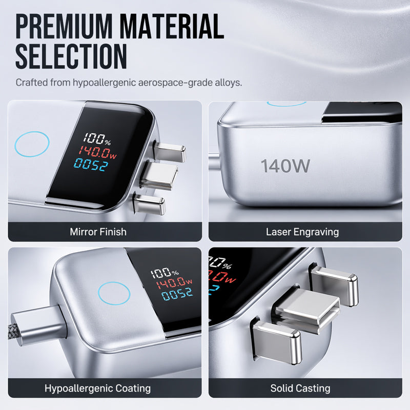 Protection de charge USB-C avec écran LED