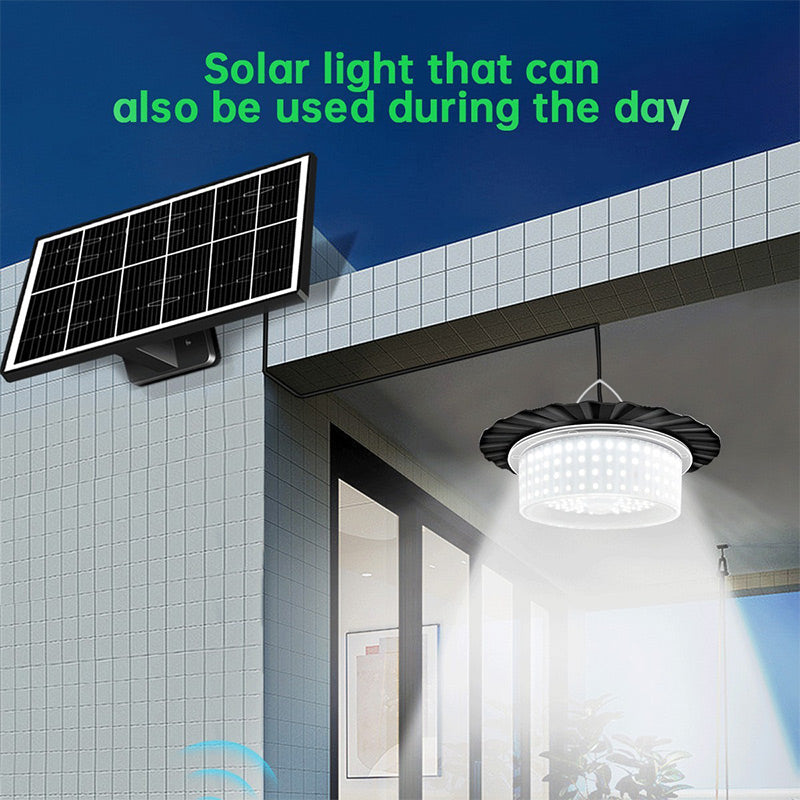 Lampe solaire suspendue 1000 lumens