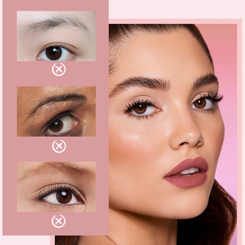 👁️ Mascara 2-i-1 volumgivende og vippeforstørrende – dobbel børstehode | Langvarig | Vanntett og smittefri | 3D-børste som hindrer klumping | Lett å fjerne | Svart ✨💃