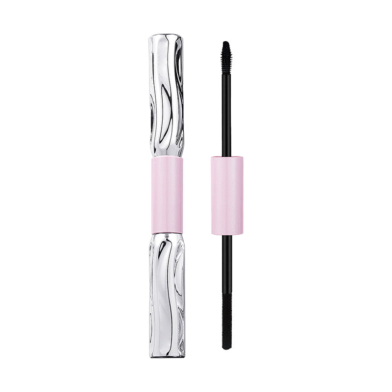 👁️ Mascara 2 in 1 Volumizzante & Arricciante – Doppia Testina | Lunga Durata | Waterproof & Antisbavatura | Pennello 3D Antigrumi | Facile da Rimuovere | Nero ✨💃