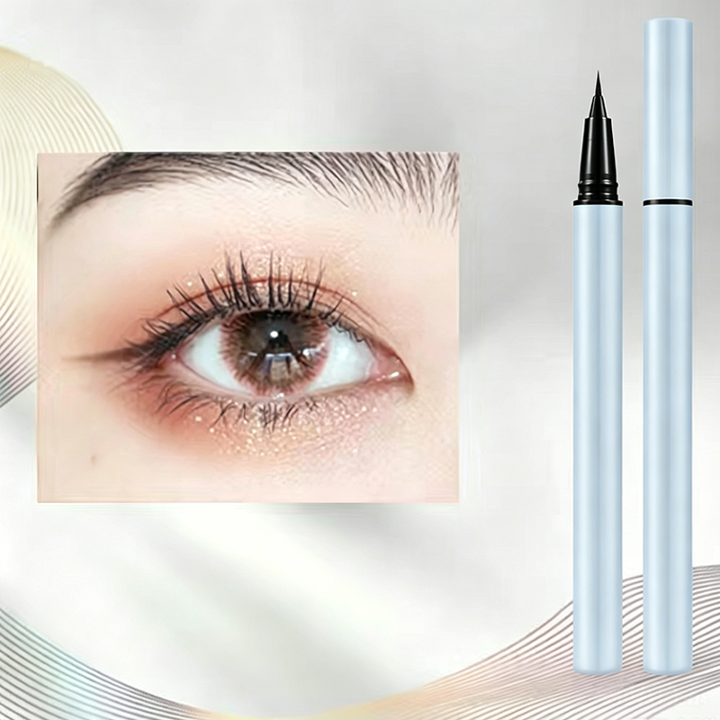 Vanntett smal eyeliner uten å smøre ut